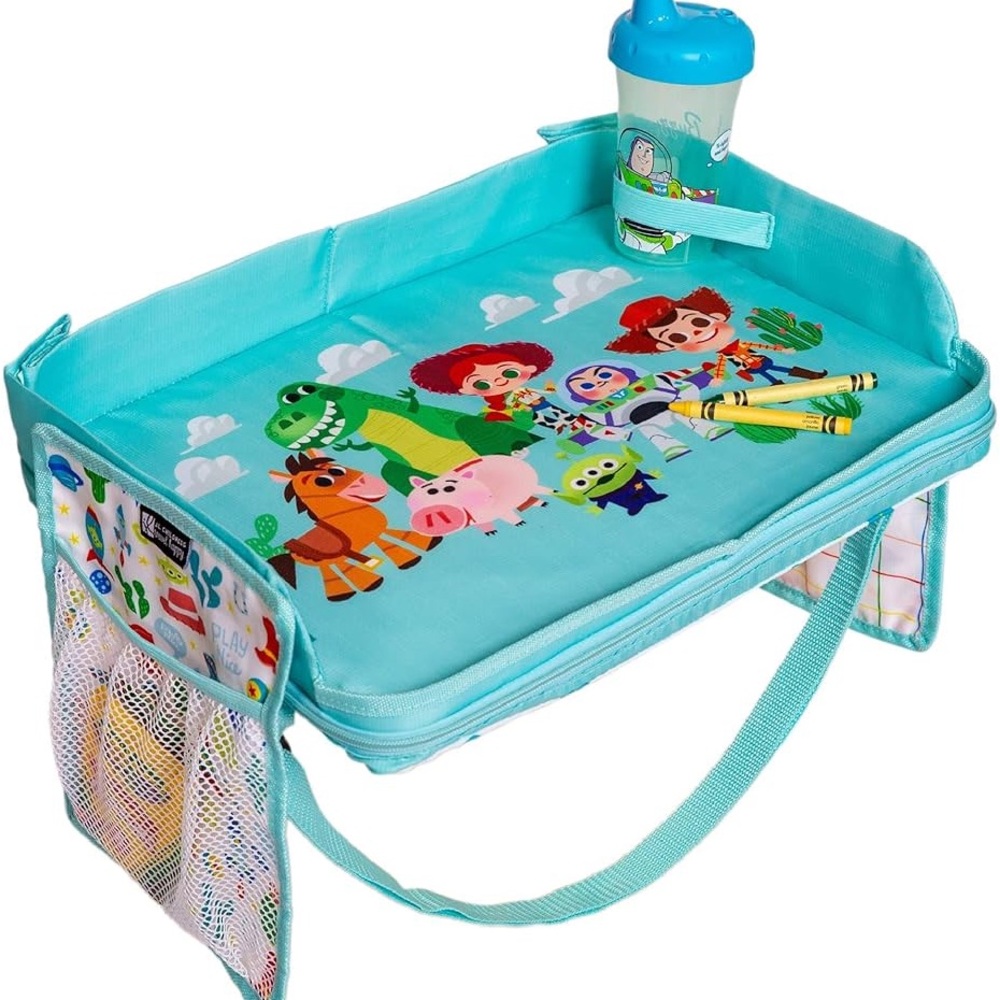 Disney Kids Toy Story Travel Tray with Cup Holder - Brand New
